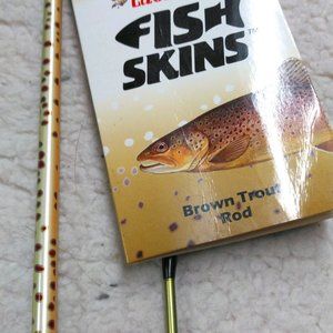 Eagle Claw Fish Skins Brown Trout 6'  2pc Spinning Rod